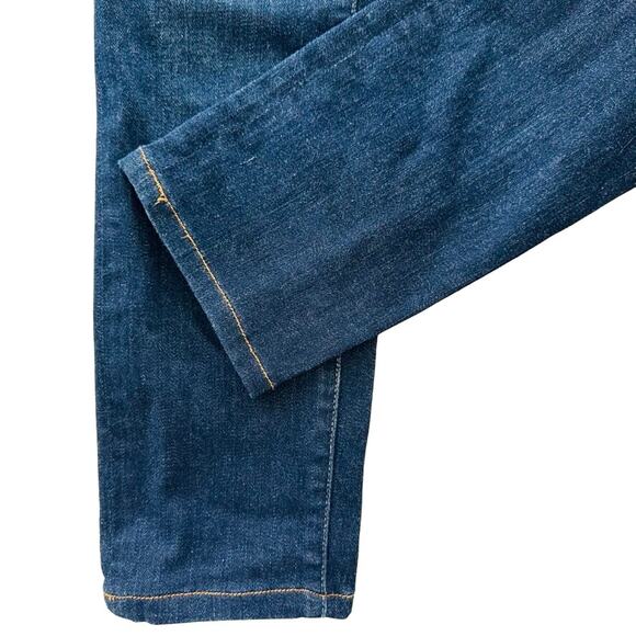 FRAME Denim Le Skinny De Jeanne Size 26 Queens Way Dark Wash 7/8 High Rise - Picture 3 of 8